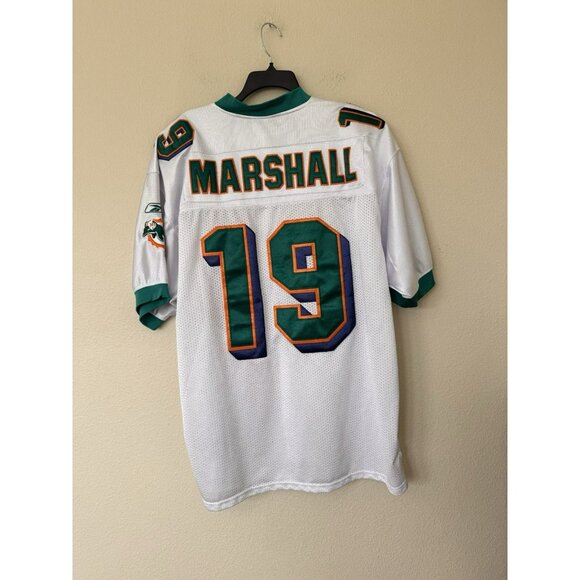 NFL ON FIELD REEBOK JERSEYS MARSHALL #19 SIZE 54 - Picture 8 of 8